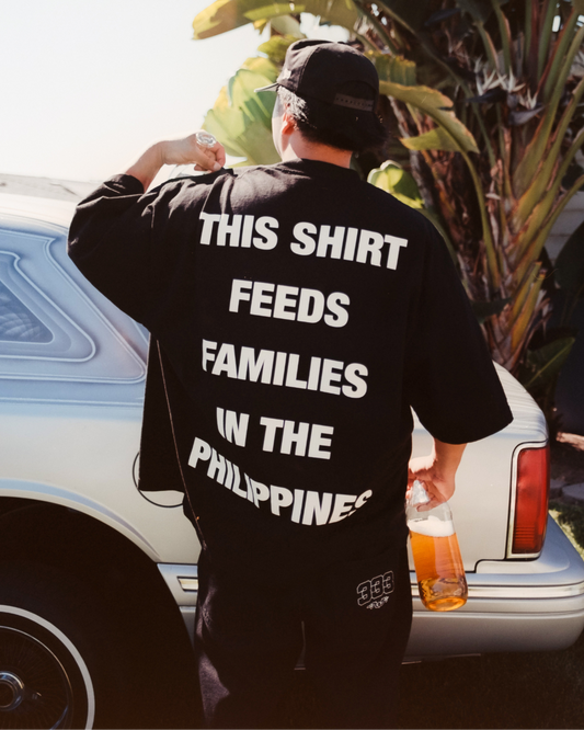 FEED THE STREETS OVERSIZED TEE (BLACK)