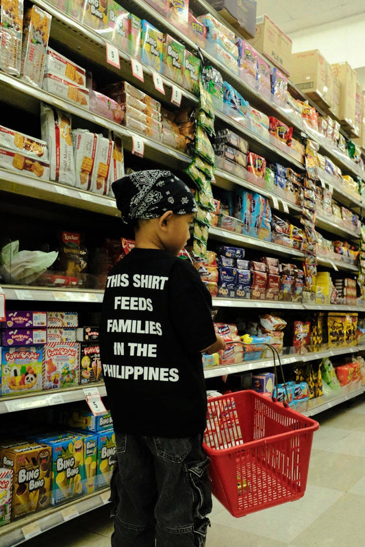 KALSADA “FEED FAMILIES” KIDS TEE [OVERSIZED]