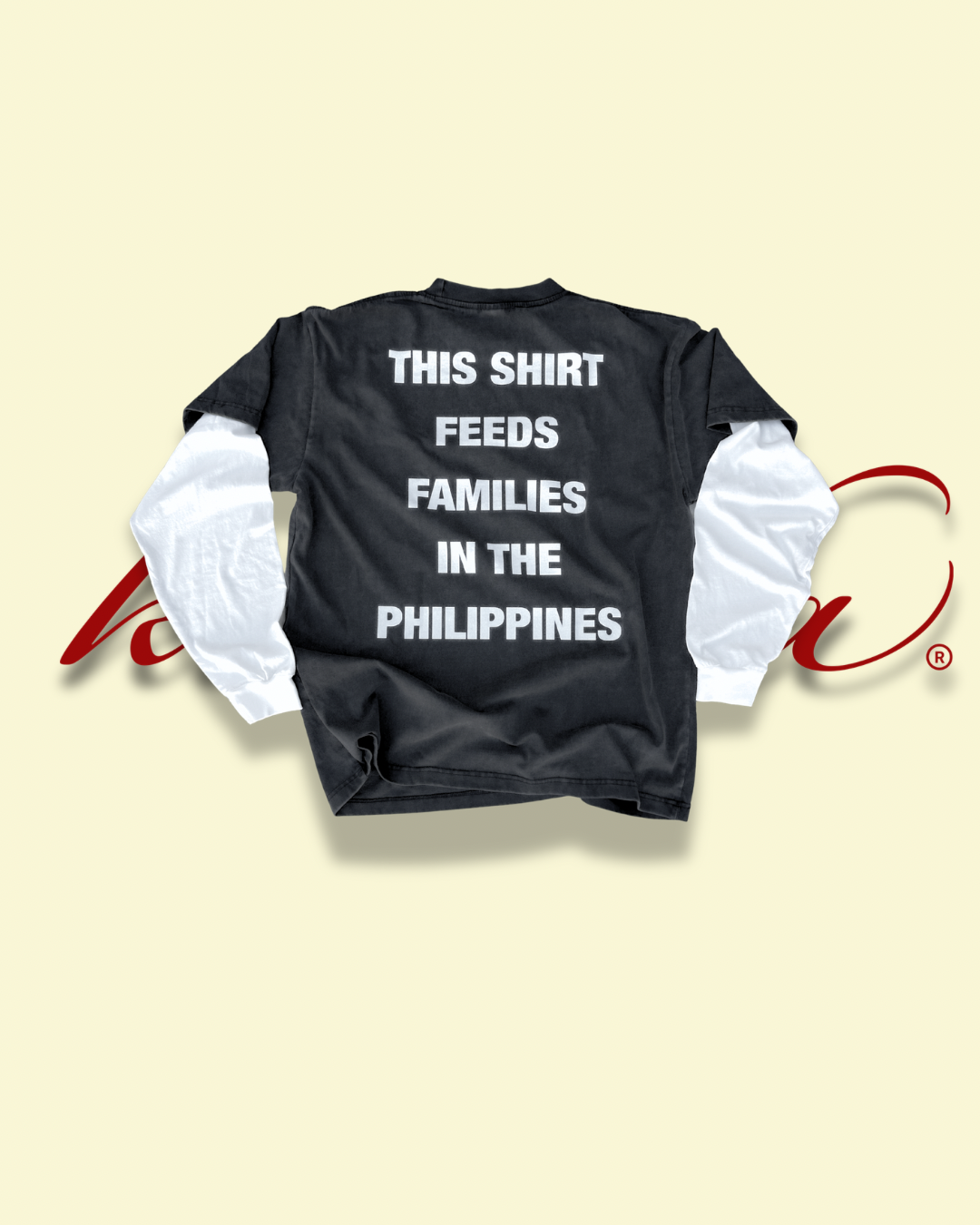 KALSADA "Feed Families" Vintage Long Sleeve (Vintage Grey)